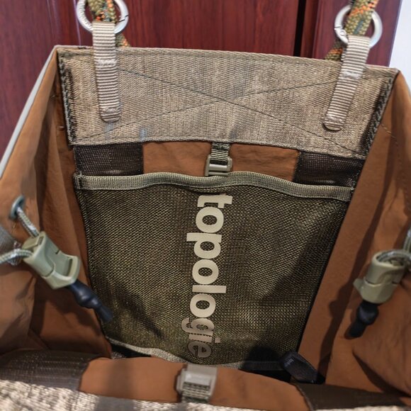 Pre-owned Topologie Crossbody Bag Rope Strap Unisex Small - Picture 3 of 5